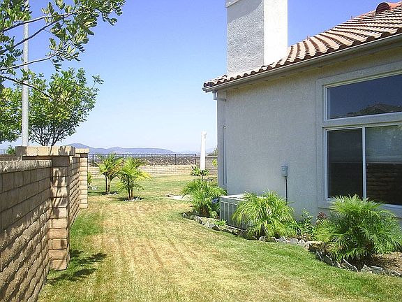 Side Yard and Mountain View.