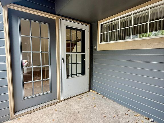 Partially covered balcony