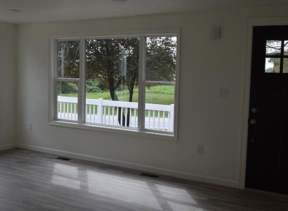 Living room flooded with light