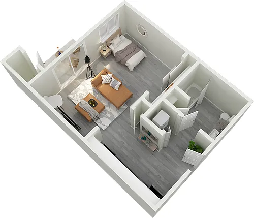 Floor plan Studio