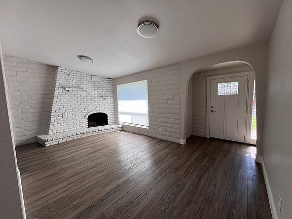 Living room and front entry
