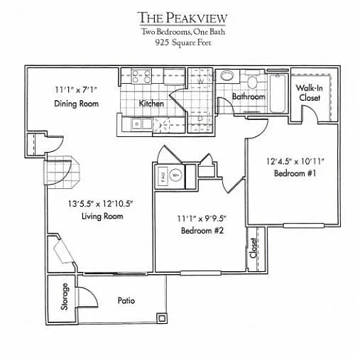 Floor plan The Peakview