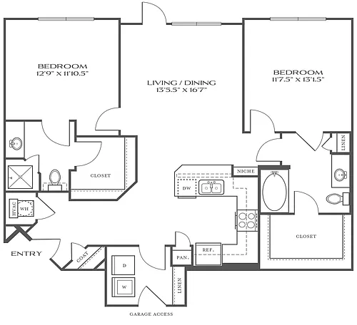 Floor plan B11- Attainable