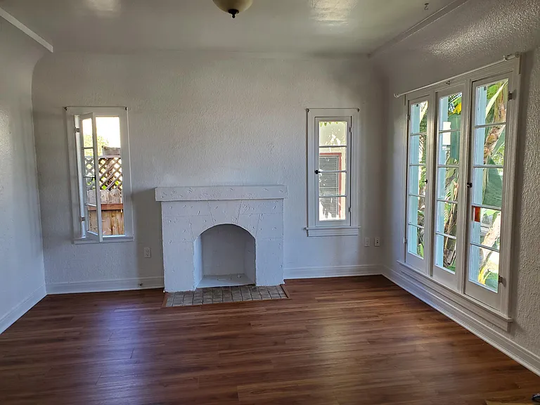 new flooring in living/dining, hall and bedrooms