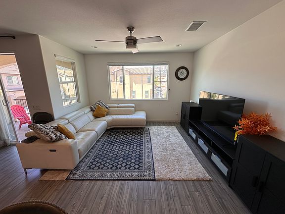 Living room area with full sun light