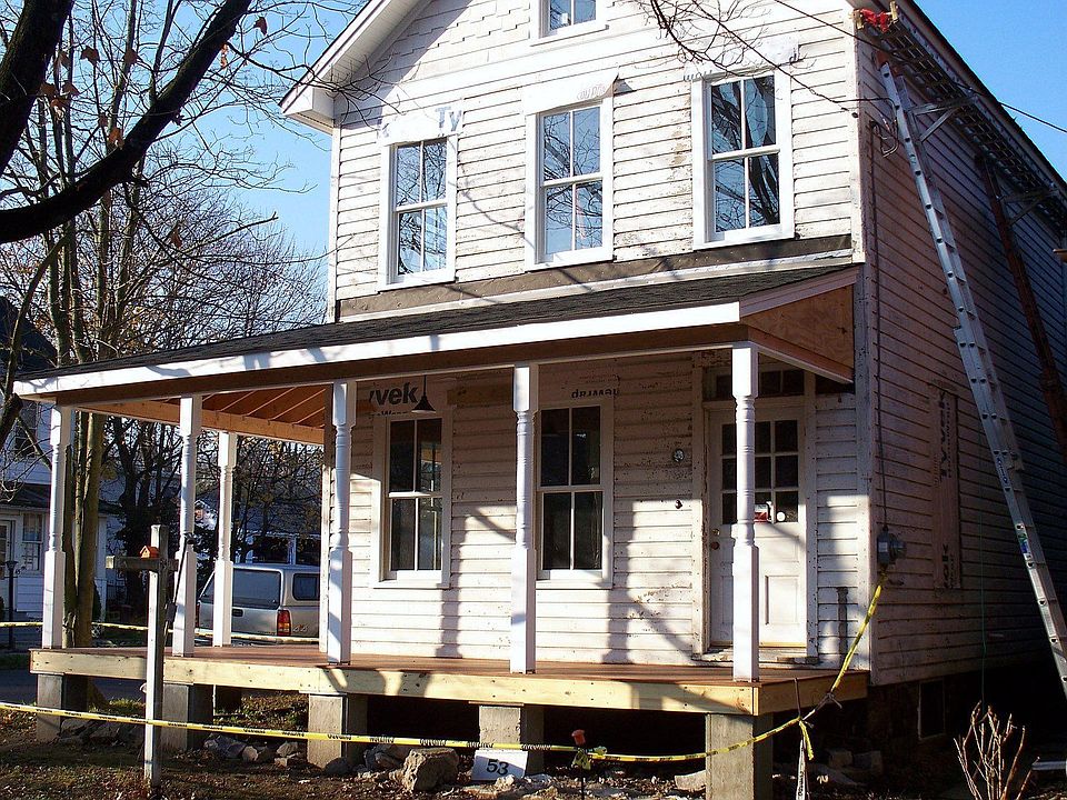 new gable siding and new Kolbe windows