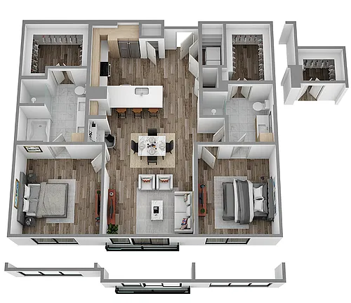Floor plan Q