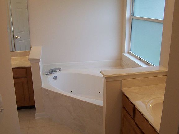 Master bath garden tub