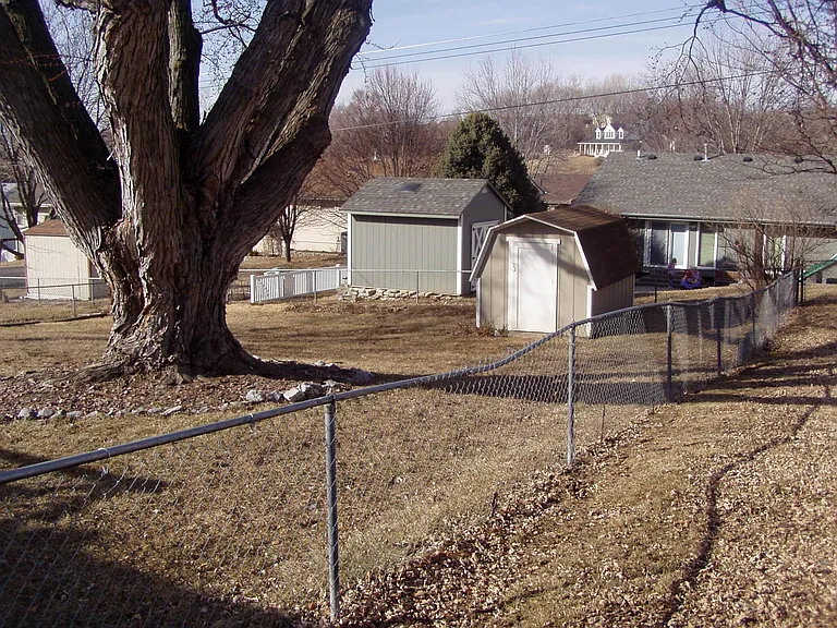 Backyard storage shed