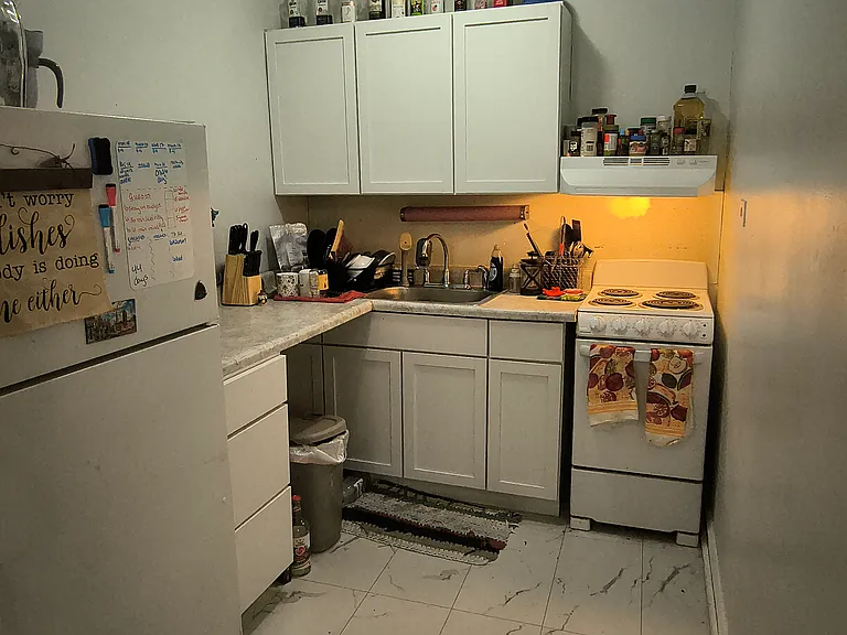 Cooking area of kitchen