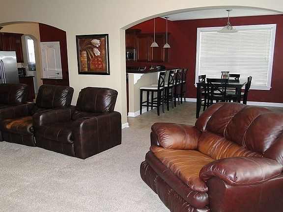 Beautiful open concept with arches