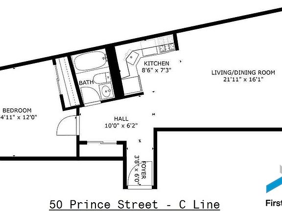 2nd image of 50 Prince St APT 5C