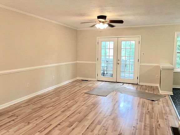 Great Room French Doors Leading To Rear Deck