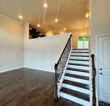 Fourteen ft ceilings in the Lofted Living Room