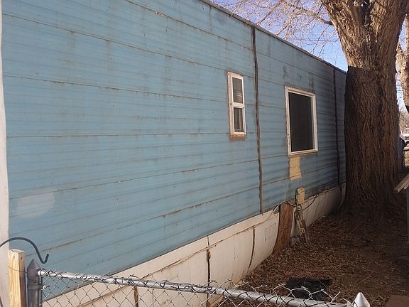 Side of mobile home