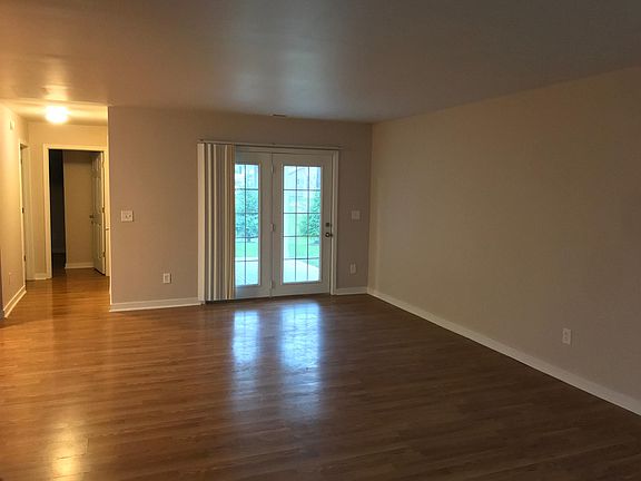 Large open floor plan with French doors exiting onto a large covered patio!