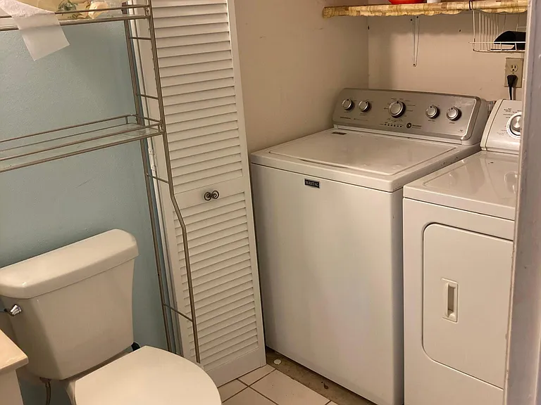 Half bath and laundry room