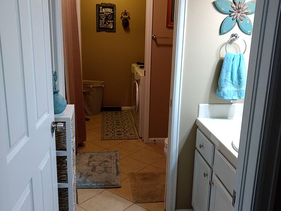 Full bath and laundry room