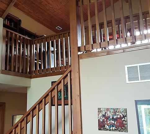 Stairs to loft