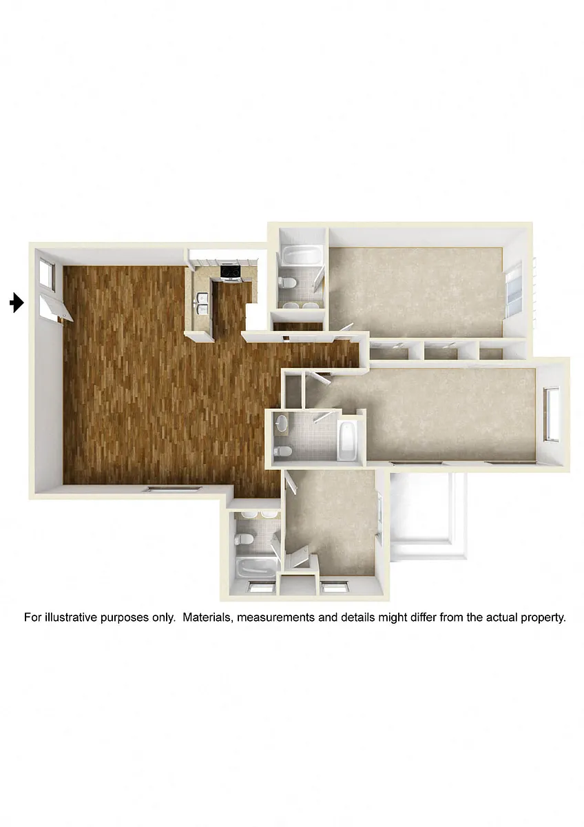 Floor plan Floor Plan 33g (Shared Room)