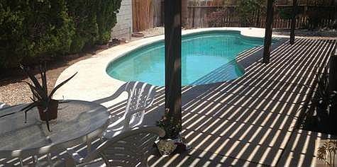 Private back yard, accessible from Living Room