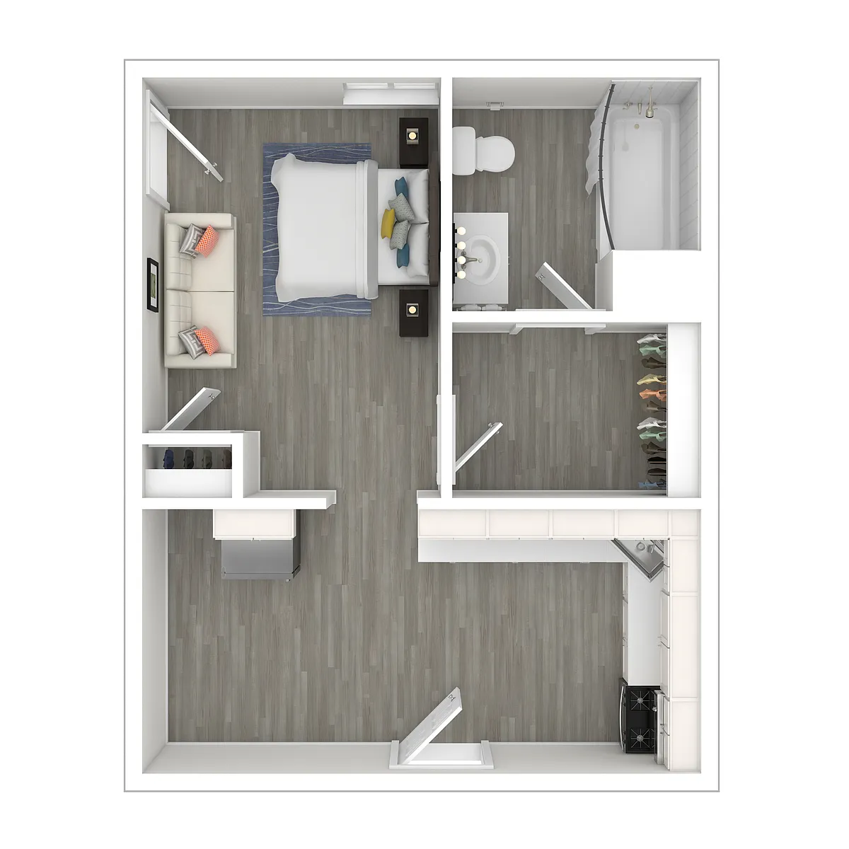 Floor plan Studio