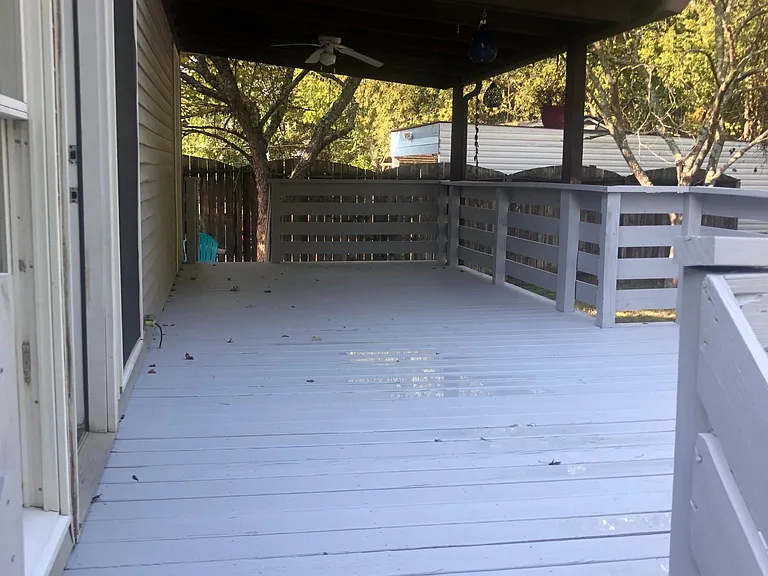 Back porch-no furniture