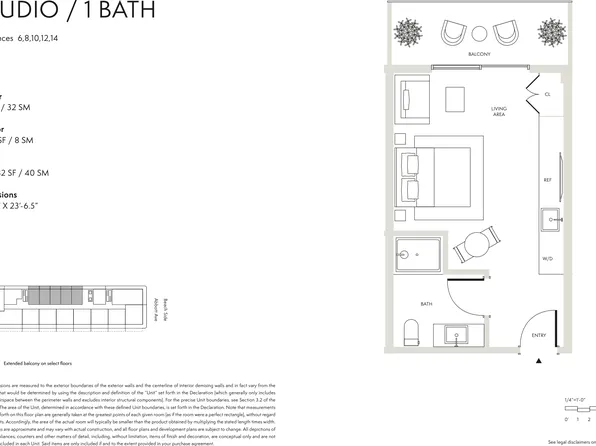 Residences 6,8,10,12,14 Plan, Ella Miami Beach