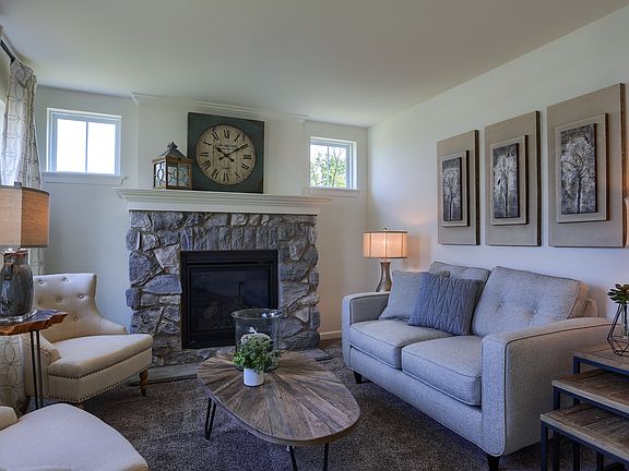 These interior pictures are representative of this model plan