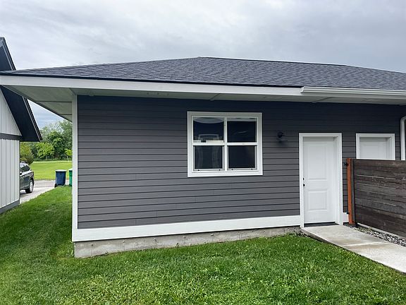 Detached 2-car garage accessible from back door
