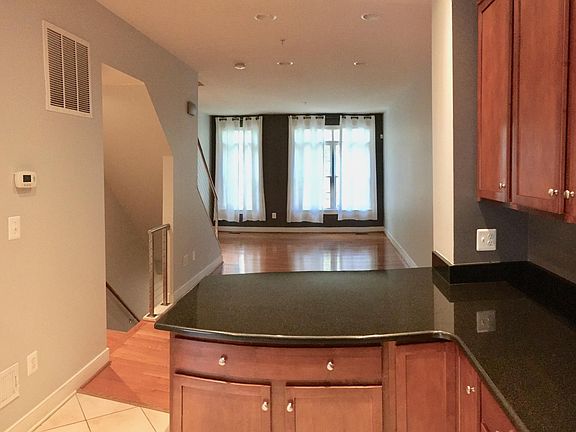 Looking from Kitchen into Dining and Living Room (second floor)