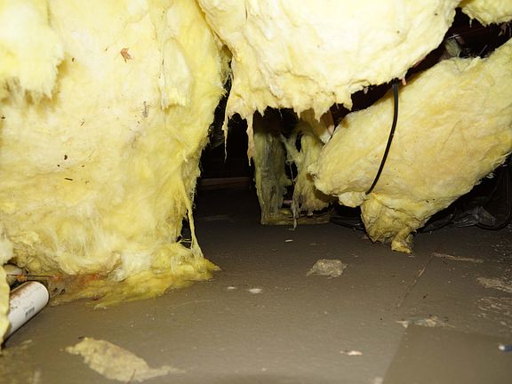 Crawl Space Flooded by Sandy