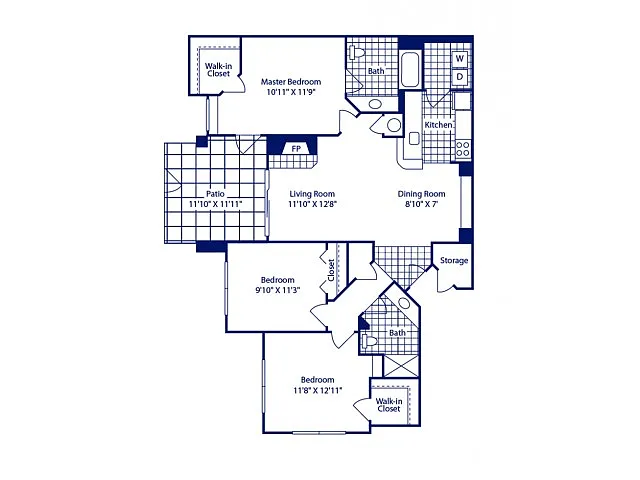 Floor plan 3AR