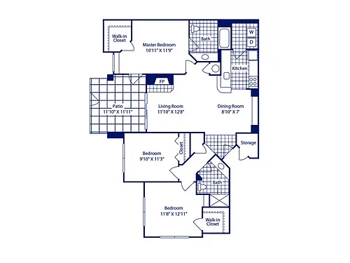 Floor plan 3AR