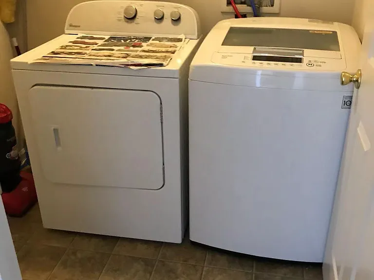 laundry room with a washer and dryer