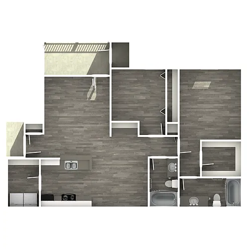 Floor plan B3