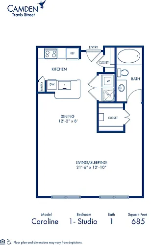 Floor plan Caroline