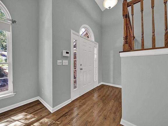 Entry way is light and bright upgraded detail throughout home