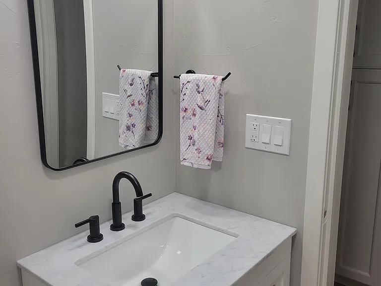 Second floor half bath