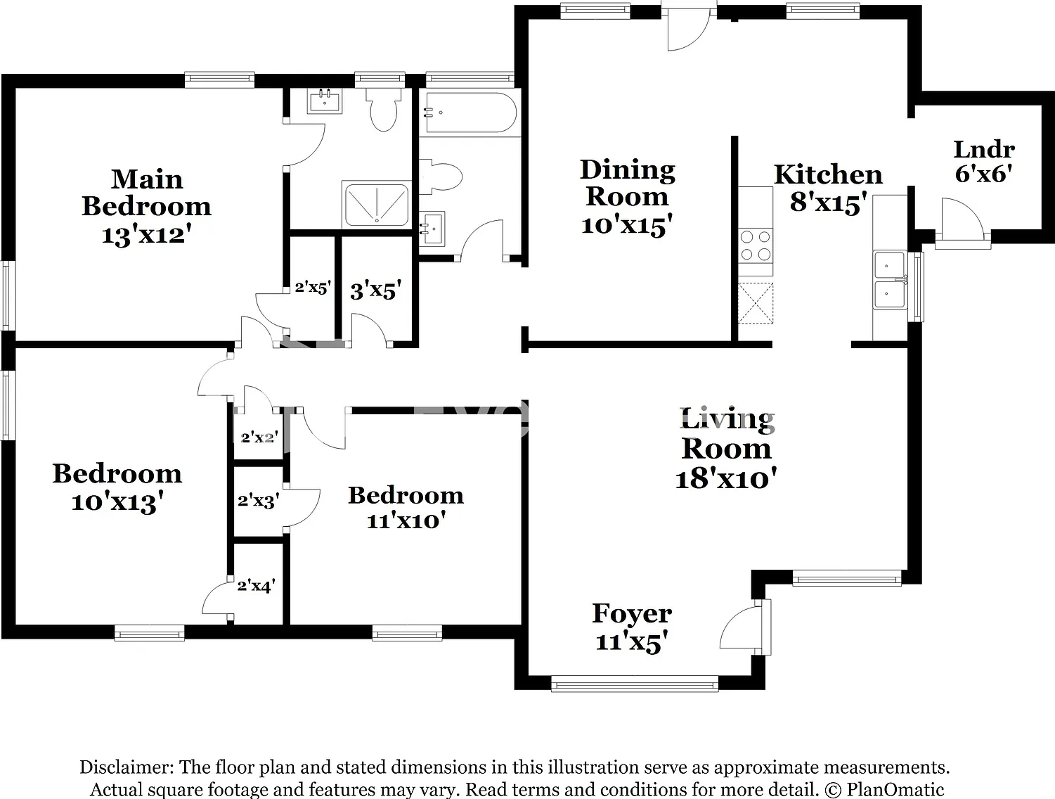 3 bed, 2.0 bath, 1344 sqft, $1,145 — Photo 3