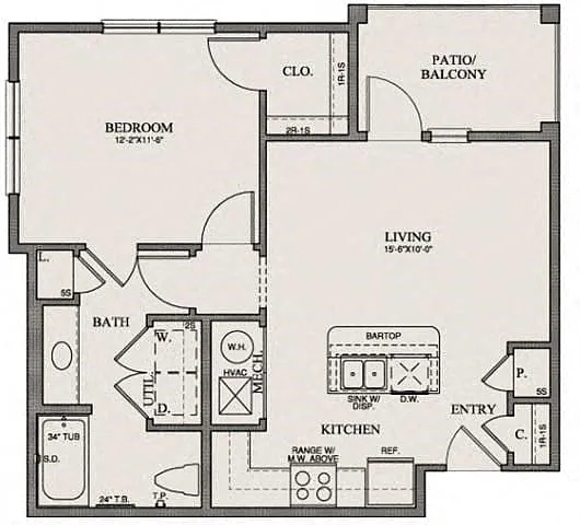 Floor plan The Bakken