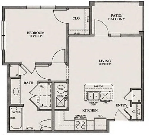 Floor plan The Bakken