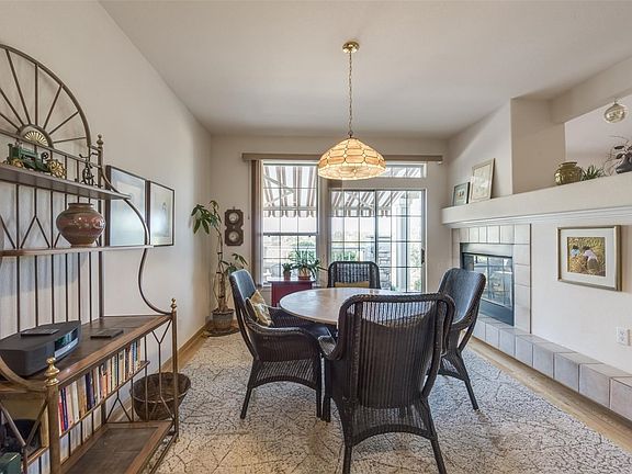 Dining Room Opens to Patio