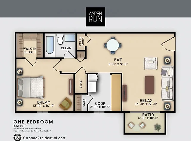1 Bedroom 1 Bedroom