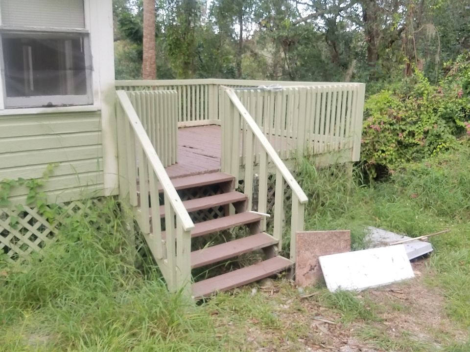 2nd rear large deck