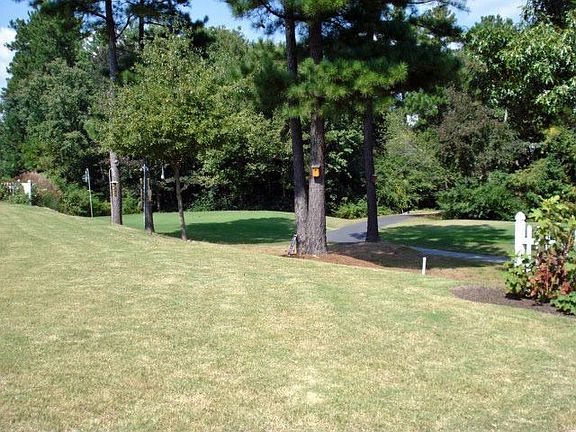 golf course at backyard