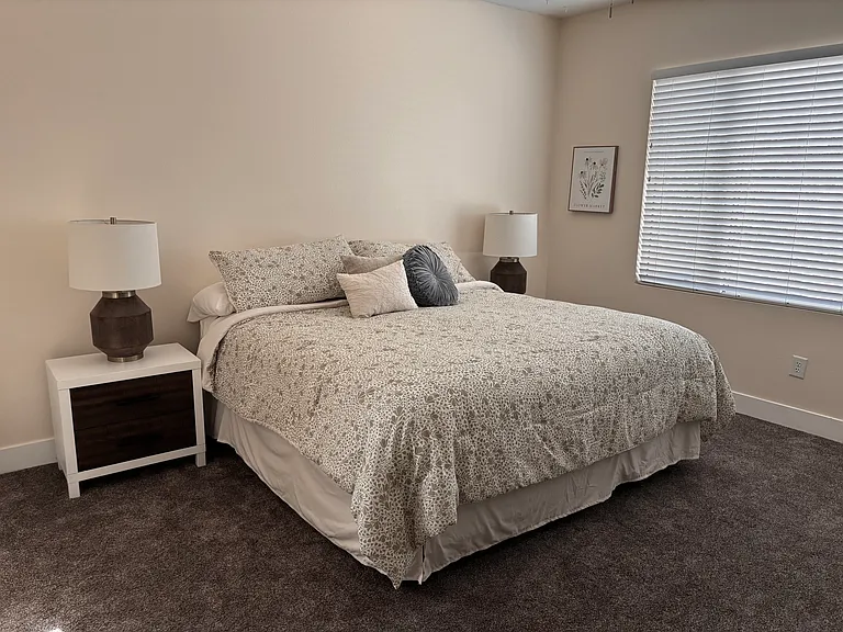 Master Bedroom with King size bed