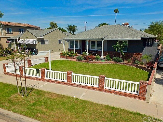Complete with a white picket fence!