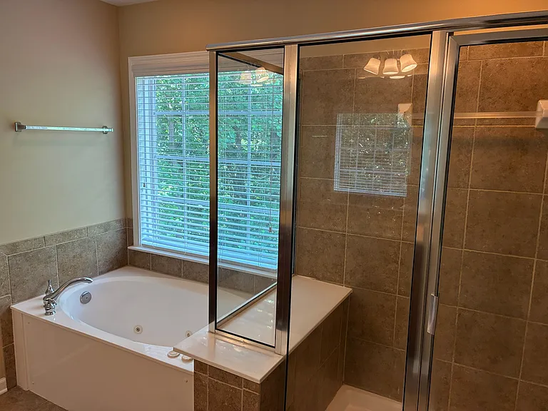 Master Bathroom Bath and the Shower unit