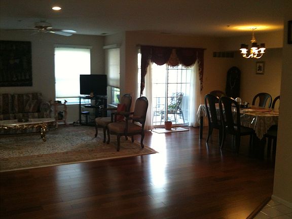 Living/dining with hardwood